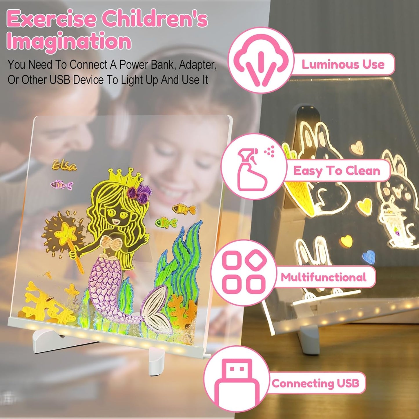 Peachy Peep™ LED Drawing Board