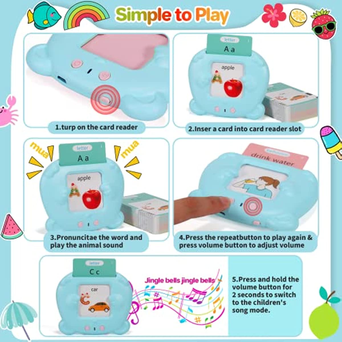 Peachy Peep™ Talking Cards