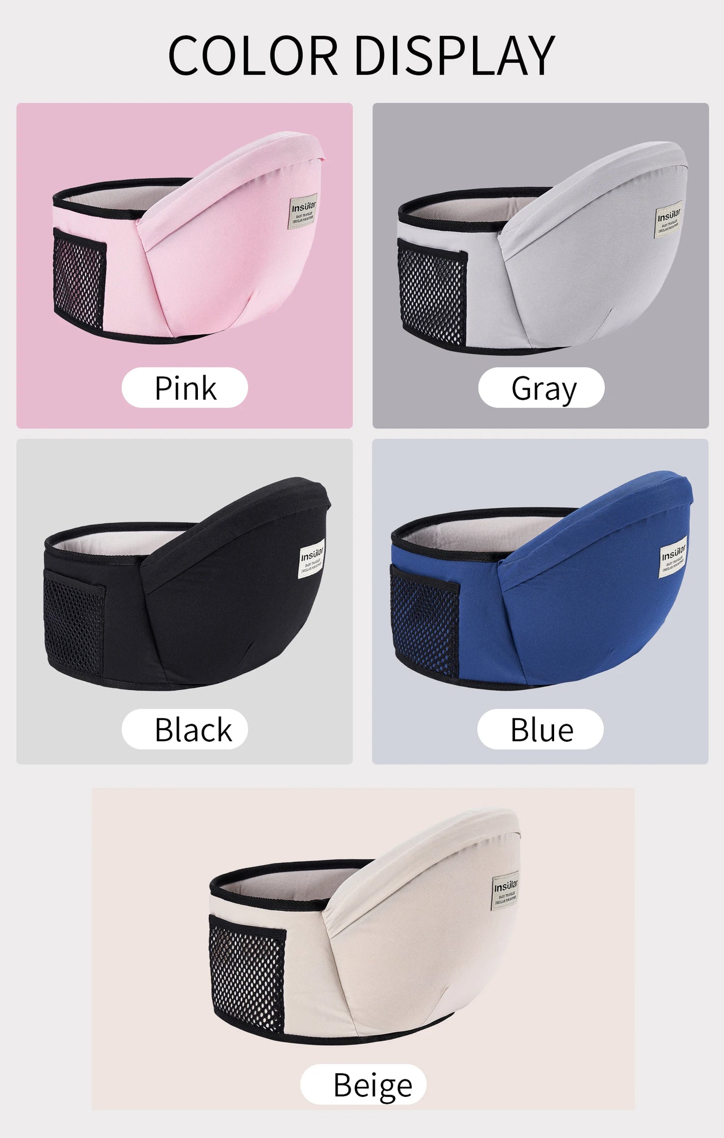 Peachy Peep™ Baby Hip Carrier