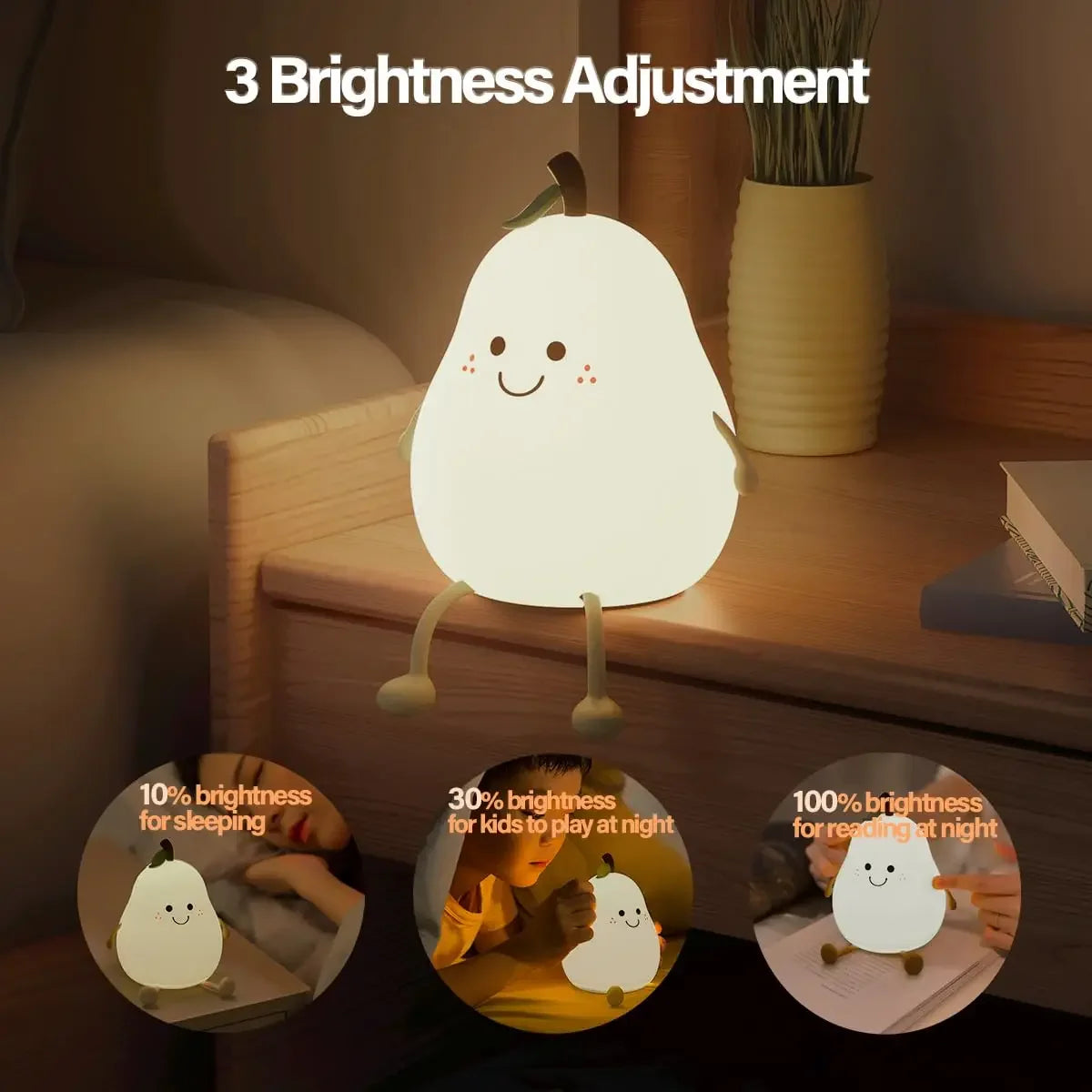 Peachy Peep™ Pear Lamp