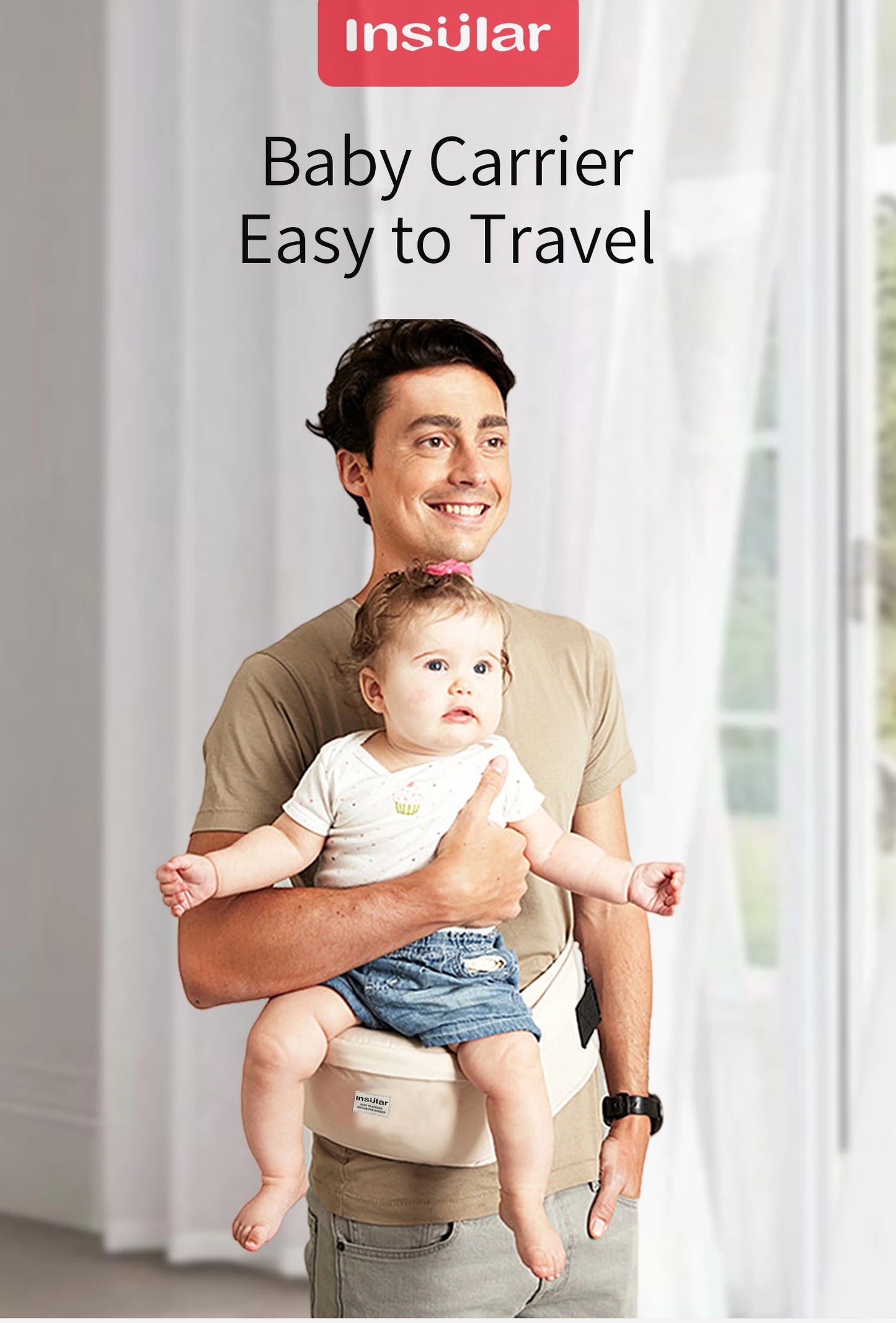 Peachy Peep™ Baby Hip Carrier