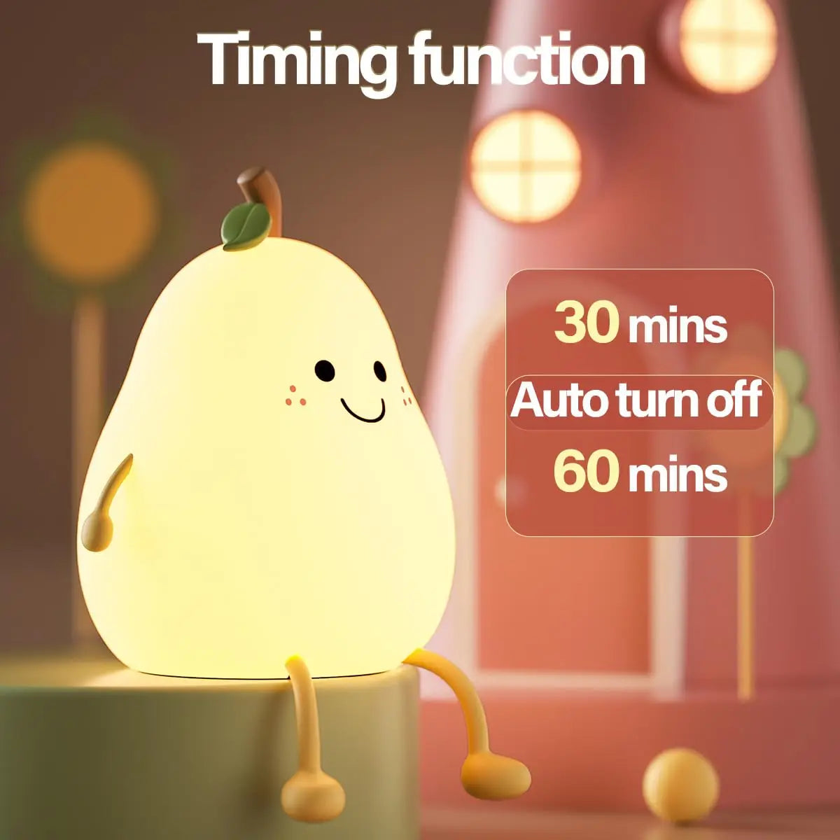 Peachy Peep™ Pear Lamp