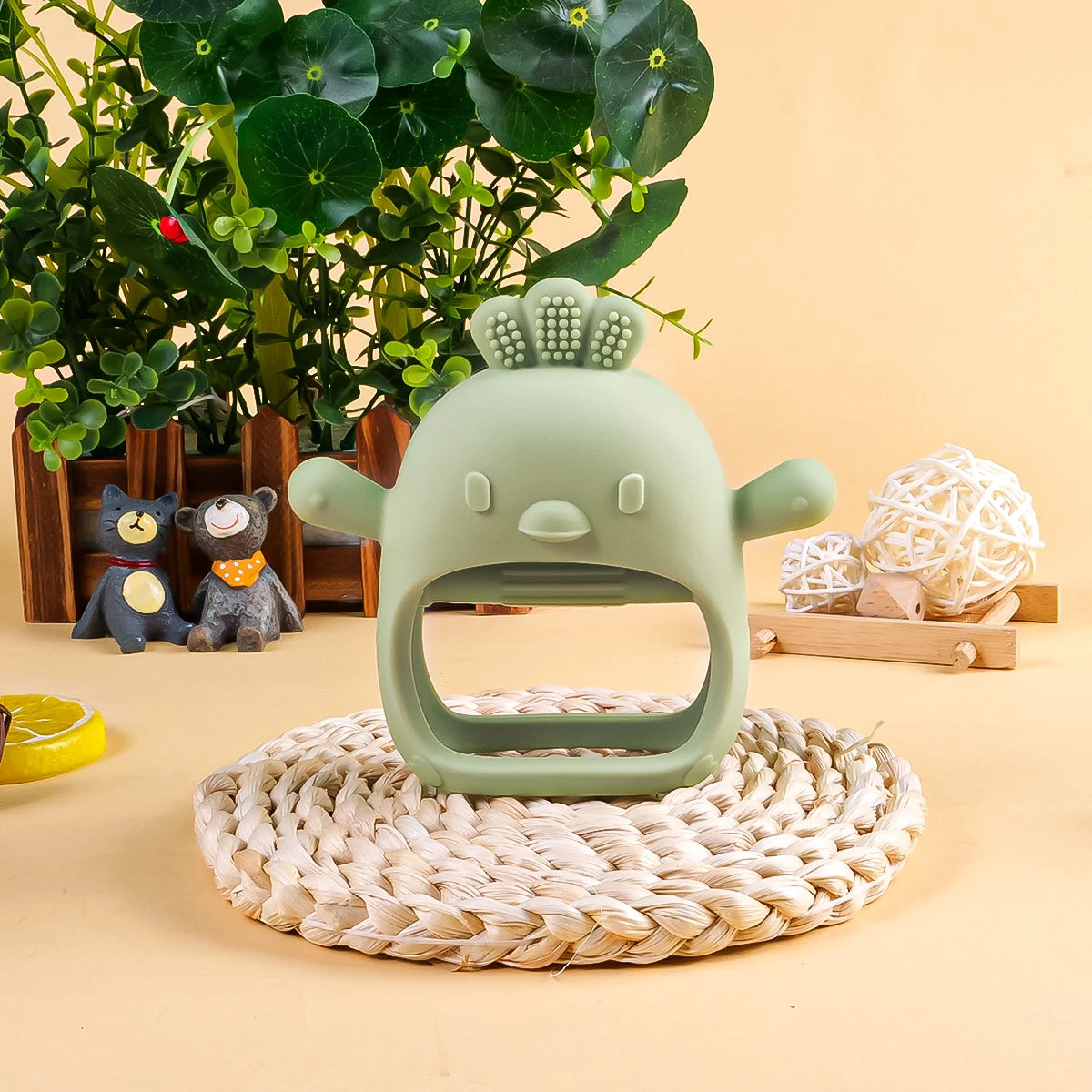 Peachy Peep™ Teether Chick Glove