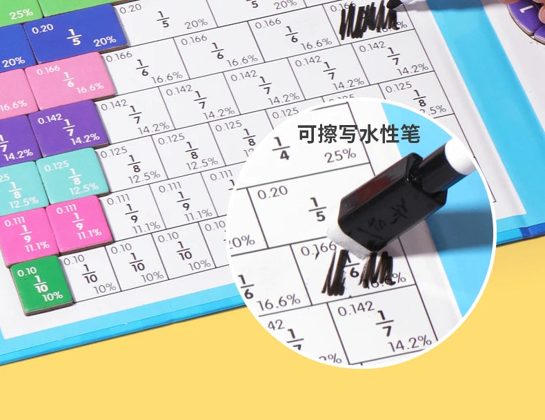 Peachy Peep™ Magnetic Fraction Puzzle