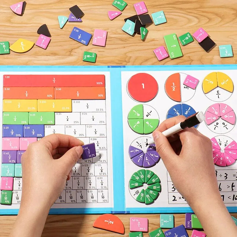 Peachy Peep™ Magnetic Fraction Puzzle
