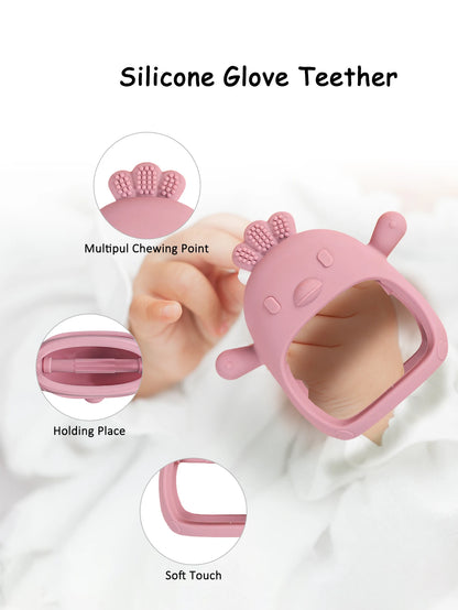 Peachy Peep™ Teether Chick Glove