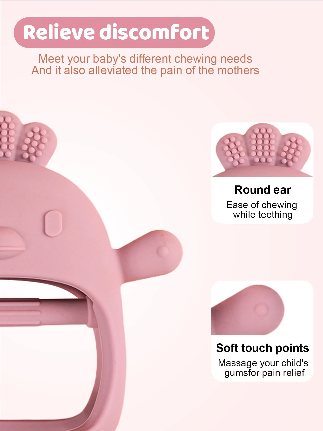 Peachy Peep™ Teether Chick Glove