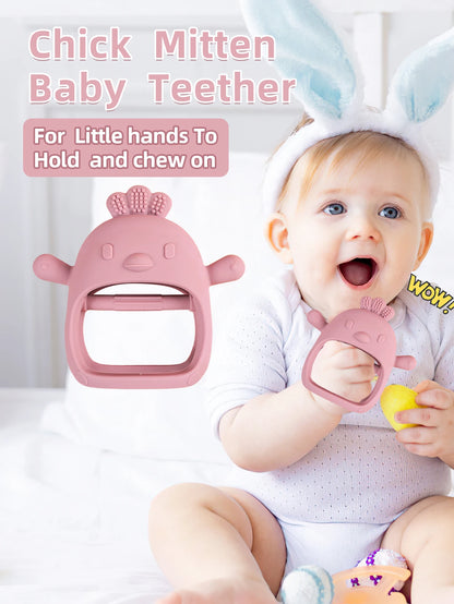 Peachy Peep™ Teether Chick Glove