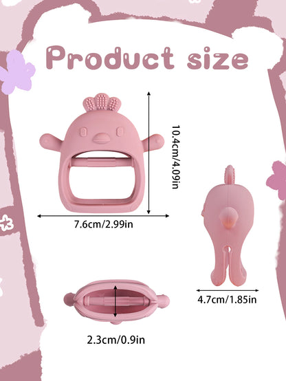 Peachy Peep™ Teether Chick Glove